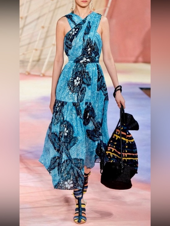 Ulla Johnson Dresses & Skirts - 🌺🎉HP🎉🌺 NWT Ulla Johnson Adora Silk Chiffon Midi Dress Sky